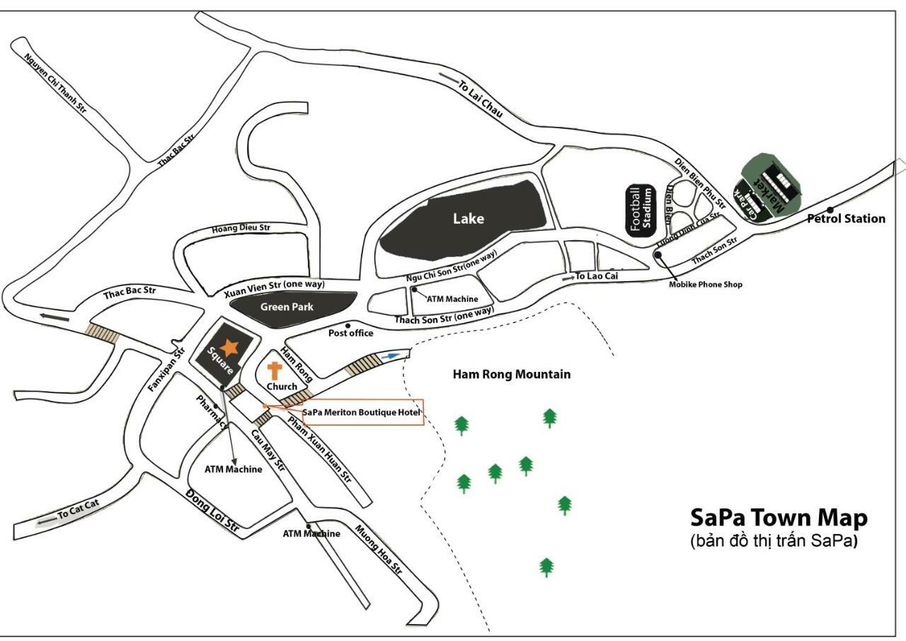Sapa Meriton Boutique Hotel Kültér fotó